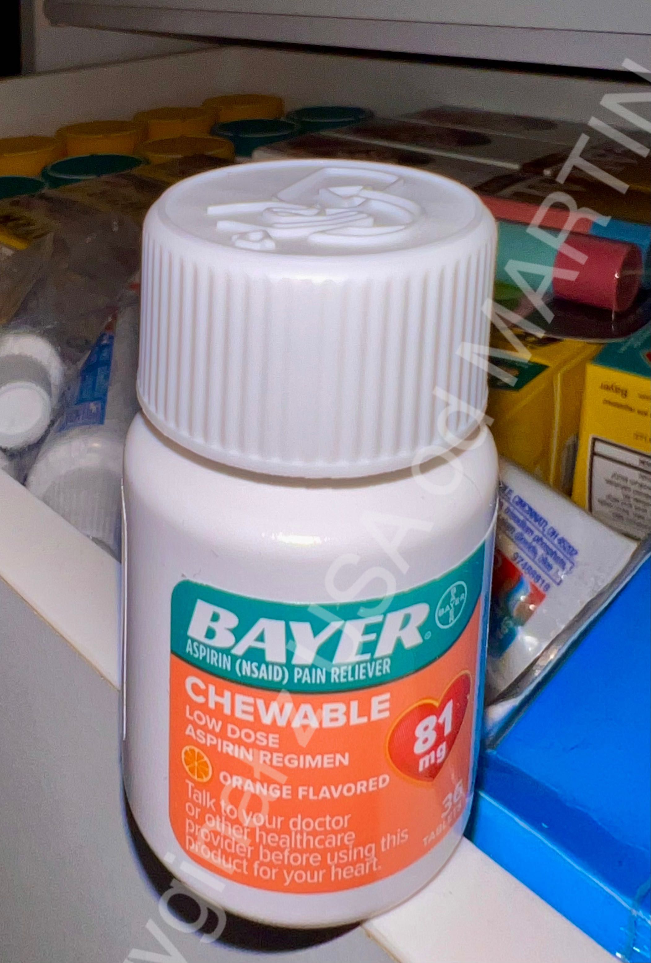 Oryginalny Bayer Pomarańczowy smak - 36 szt.