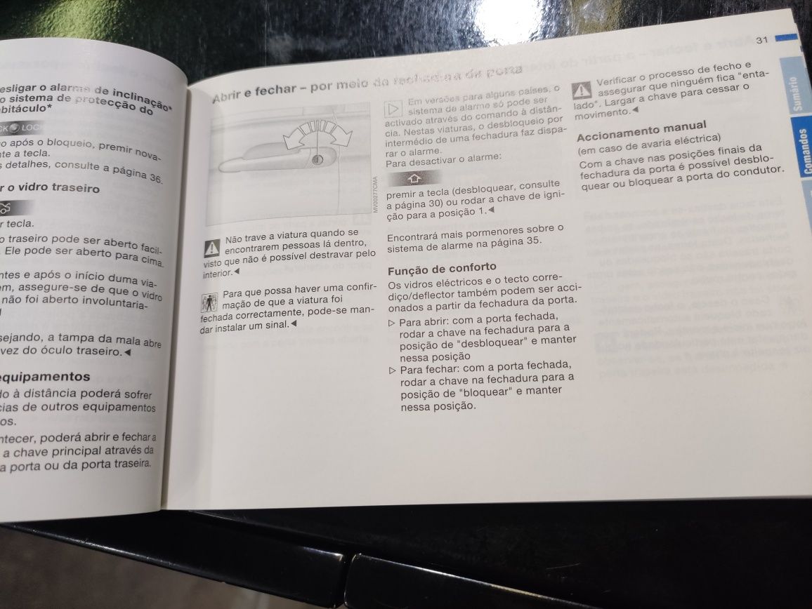 Manual de instruções e esquema fusíveis e46 touring