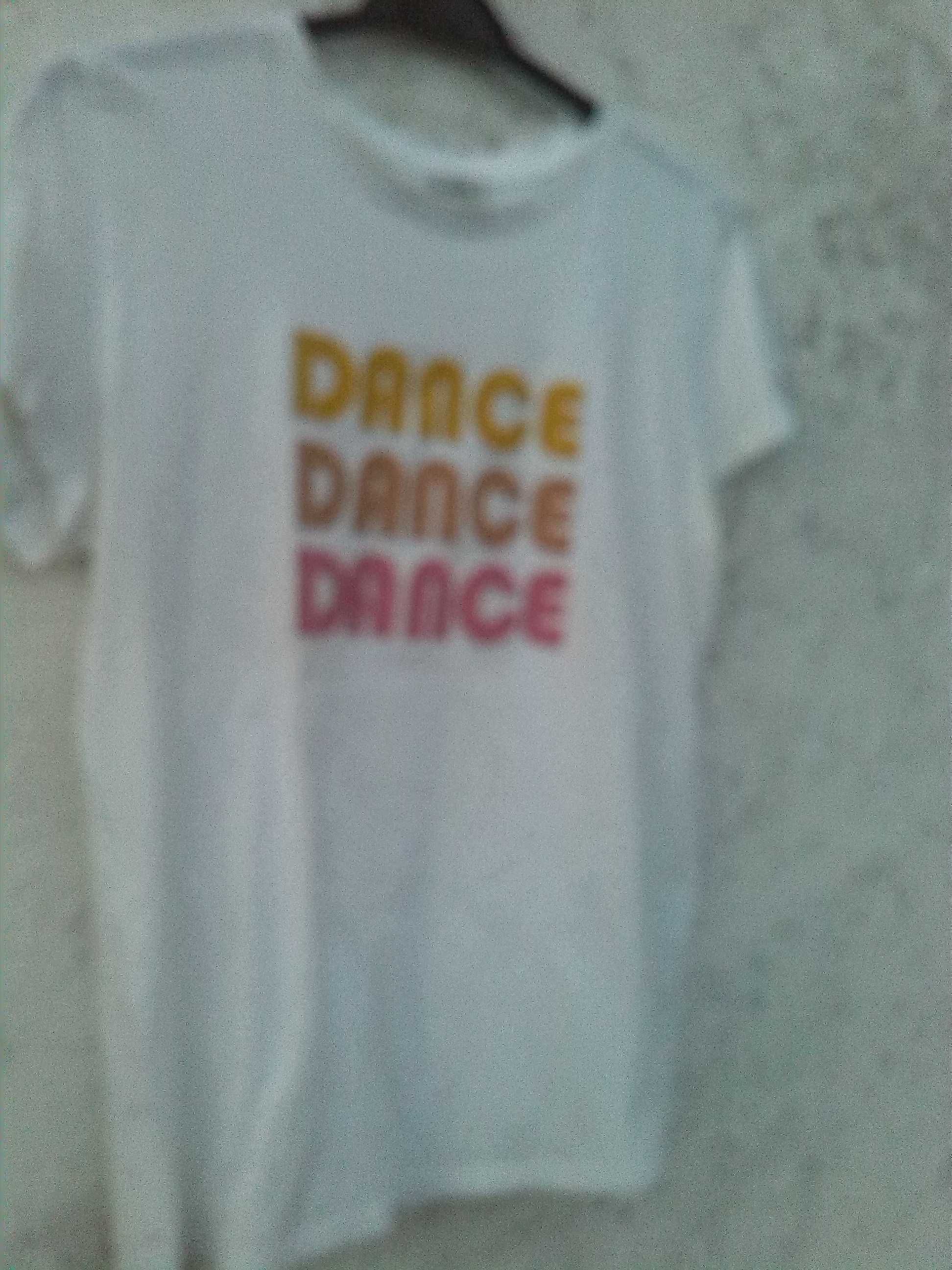 t-shirt l dance dance -portes ctt grátis