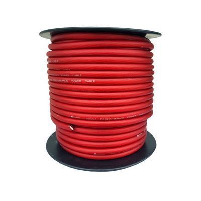 Kabel Zasilający 8Mm Czerwony 1M