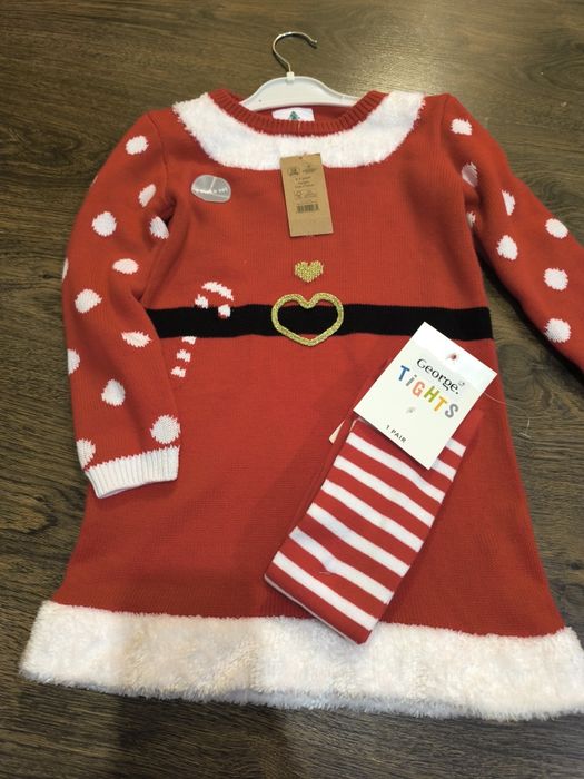 для дівчинки GEORGE,сукня новорічна,костюми,лосіни, колготи,піжама 4-6