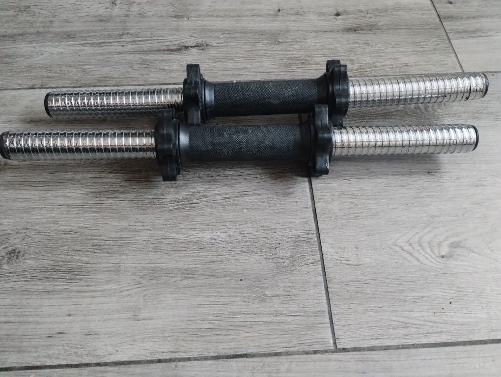 Gryf 2szt do hantli regulowany długość 46 cm średnia 2.1 cm waga 2.5kg
