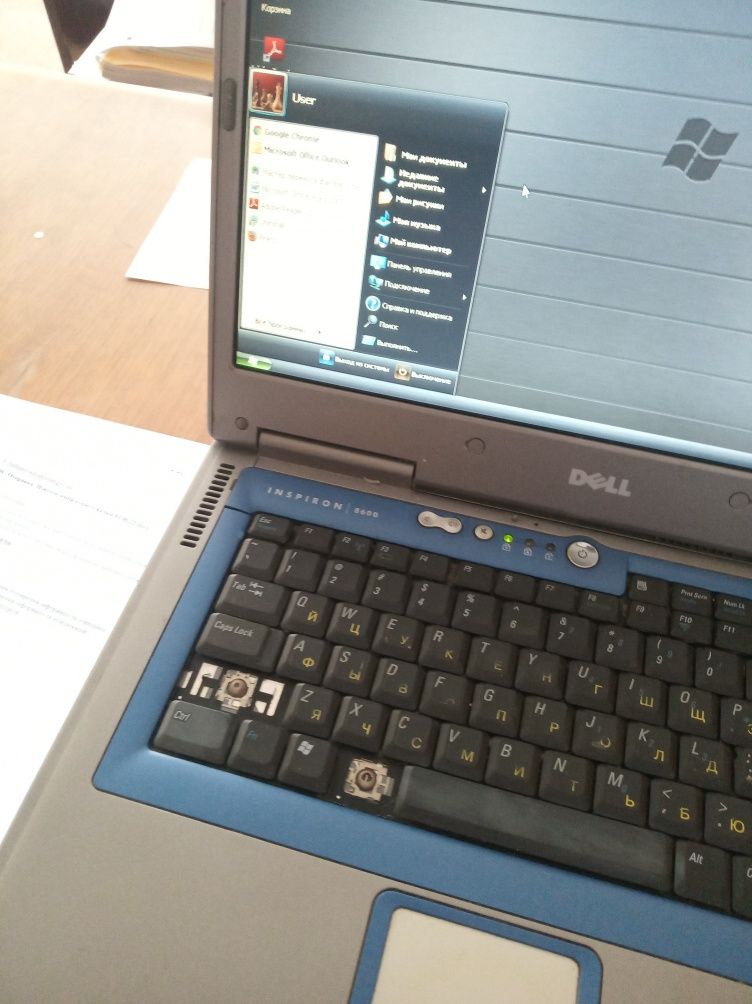 Ноутбук Dell inspiron 8600, робочий