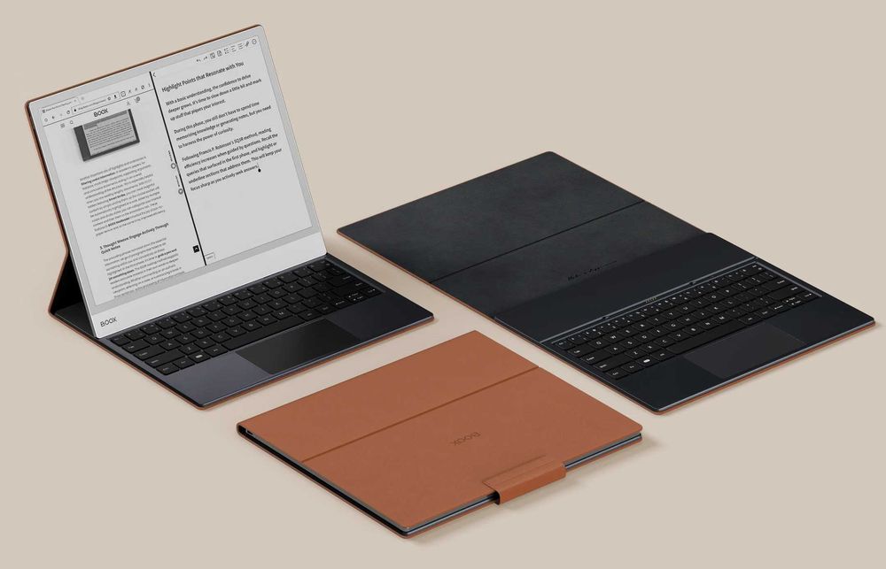 Boox Note Max 13'3 como novo com capa com teclado