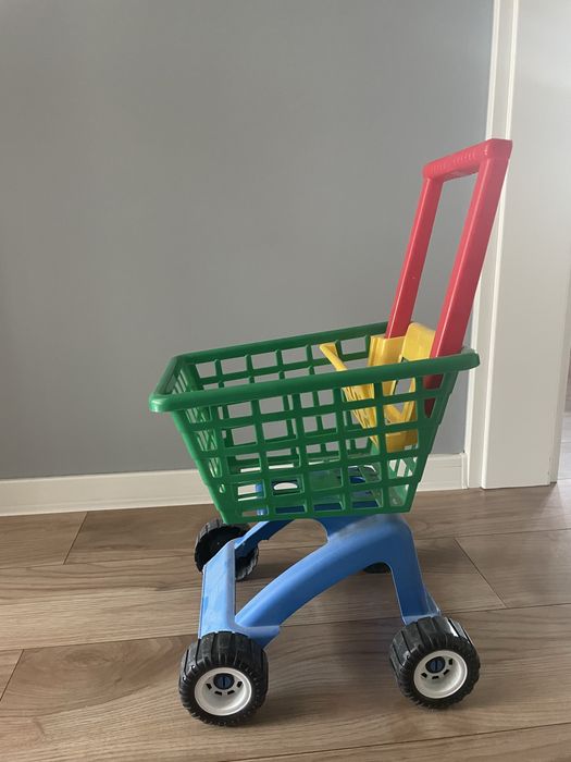 Zabawka wózek sklepowy, koszyk