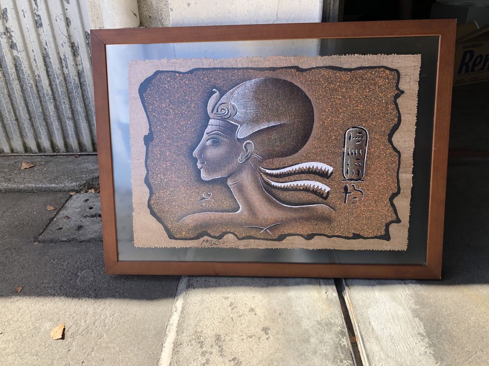 Quadro antigo deusa
