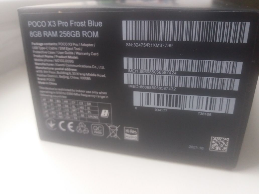 Продам Xiаоmi poco x3 pro 8/256