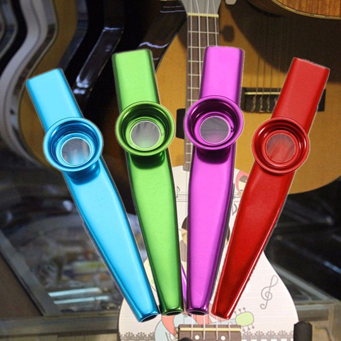 Kazoos Coloridos: Instrumento Musical Kazoo Alta Qualidade Sopro Festa