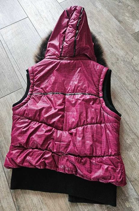 kamizelka damska Glostory, bezrękawnik z kapturem