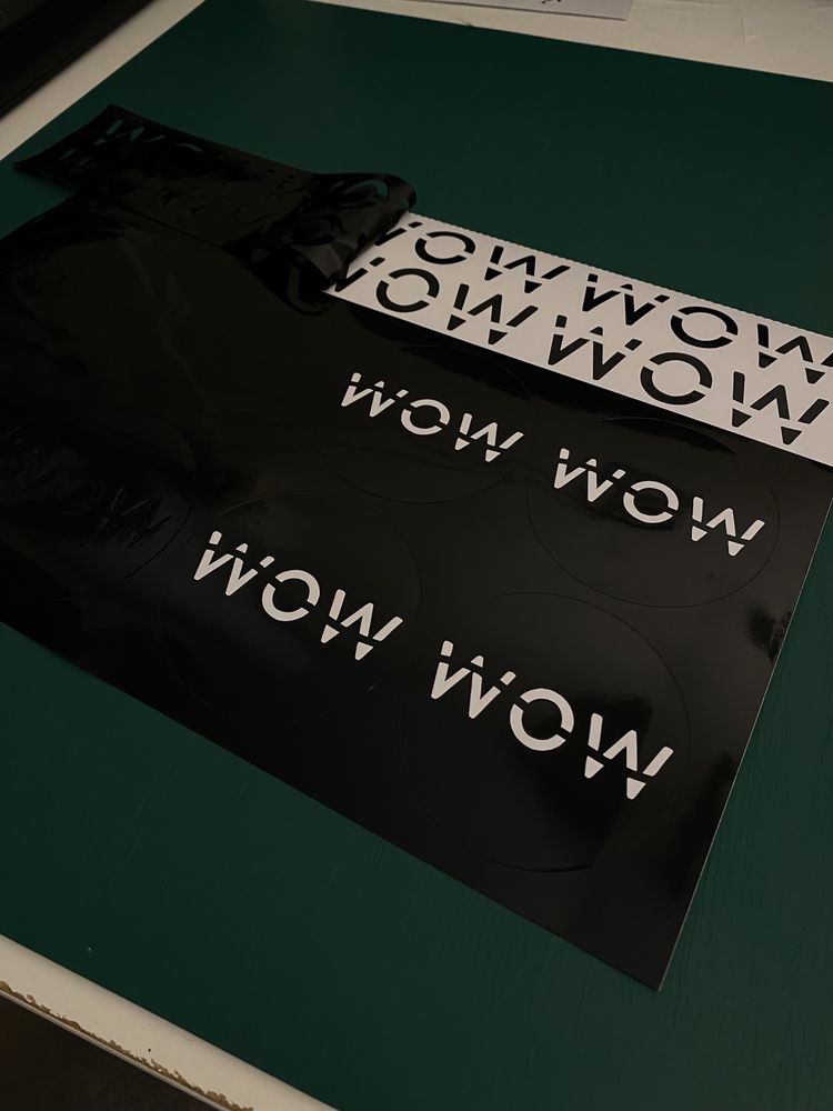 Stickers personalizados em vinil