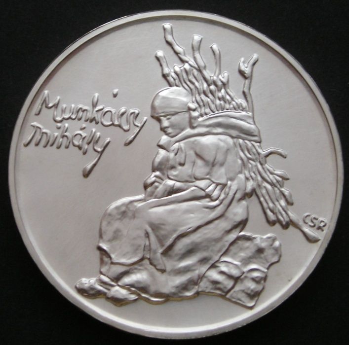 Węgry 200 forintów 1976 - srebro - Mihaly - stan menniczy