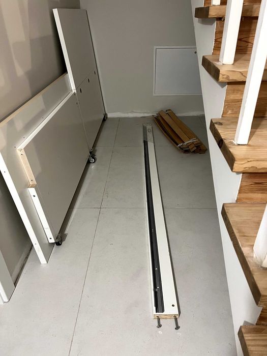 Estrutura de cama individual solteiro IKEA 90x200 VIHALS branco