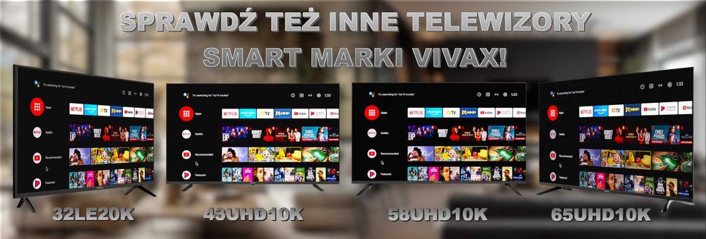 Telewizor Smart TV LED Vivax 43UHD10K 43" 4K