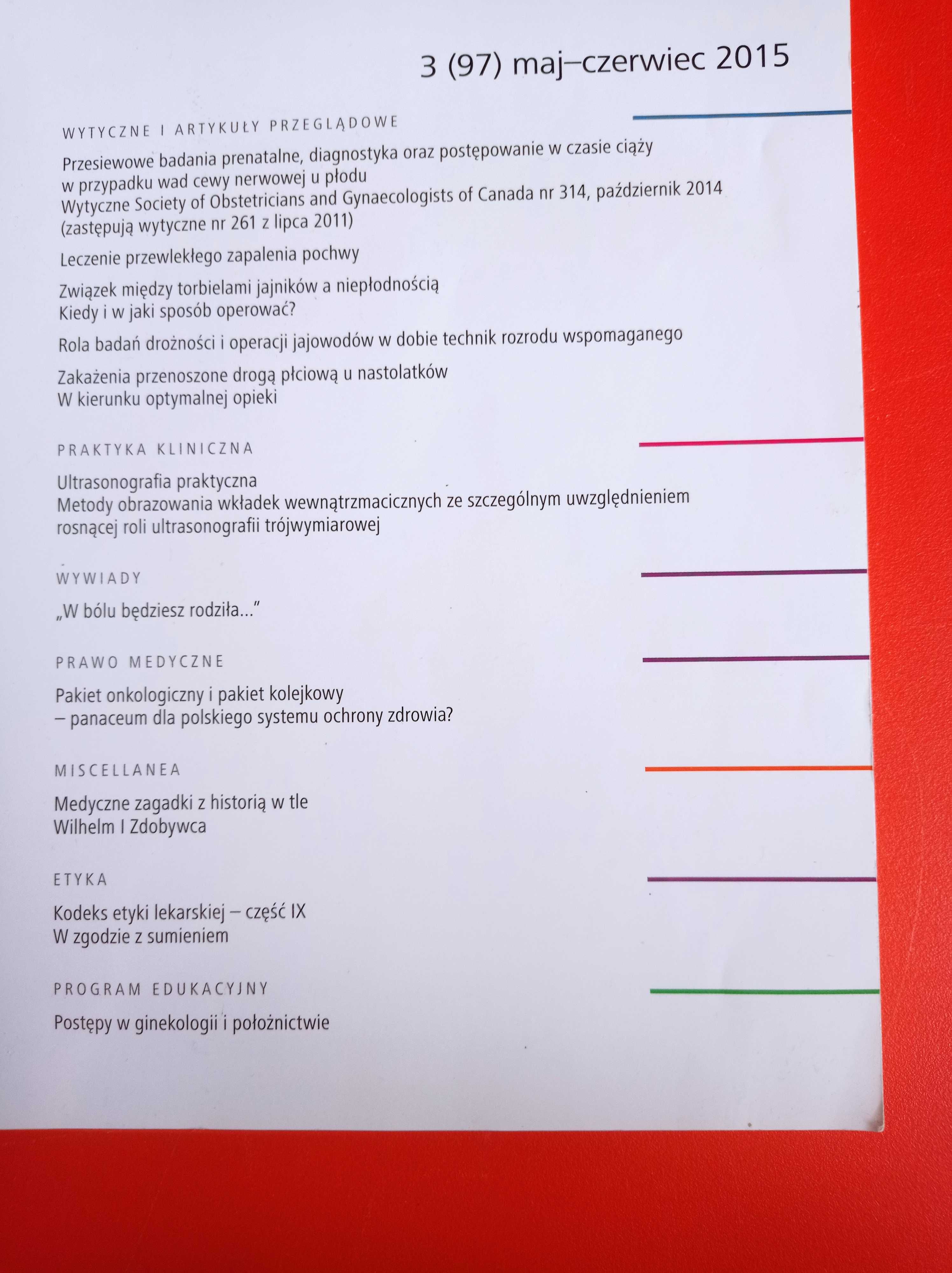 Ginekologia i Położnictwo 3/2015, maj-czerwiec 2015