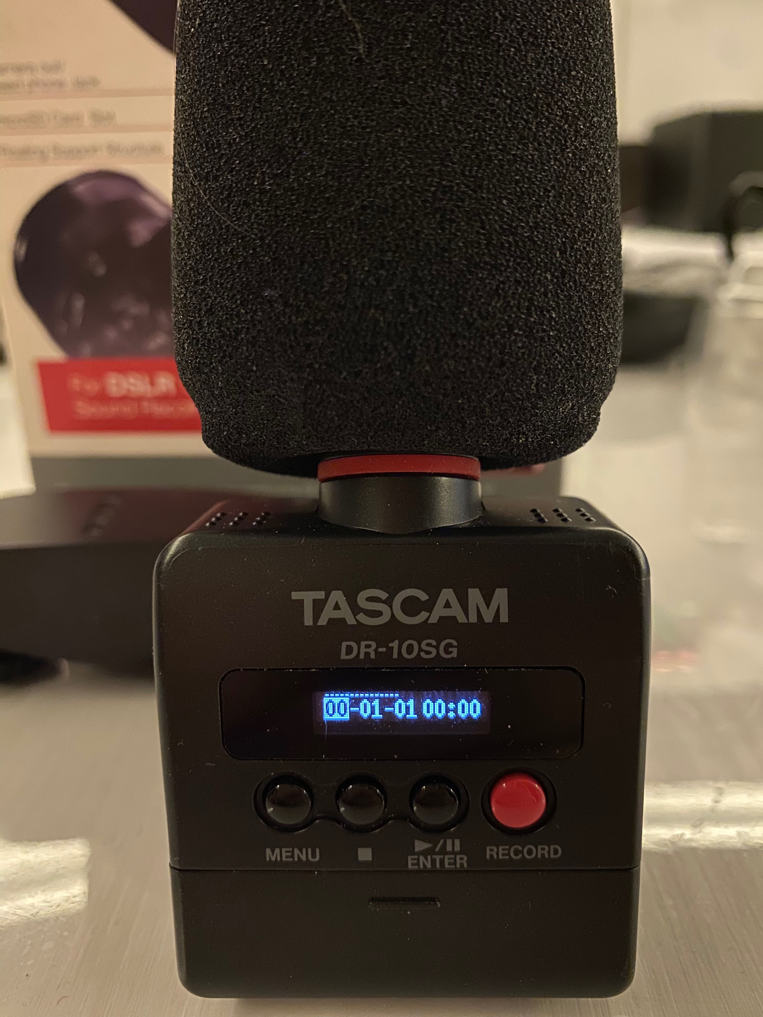 TASCAM DR-10SG мікрофон пушка для камери, shotgun, цифровий диктофон