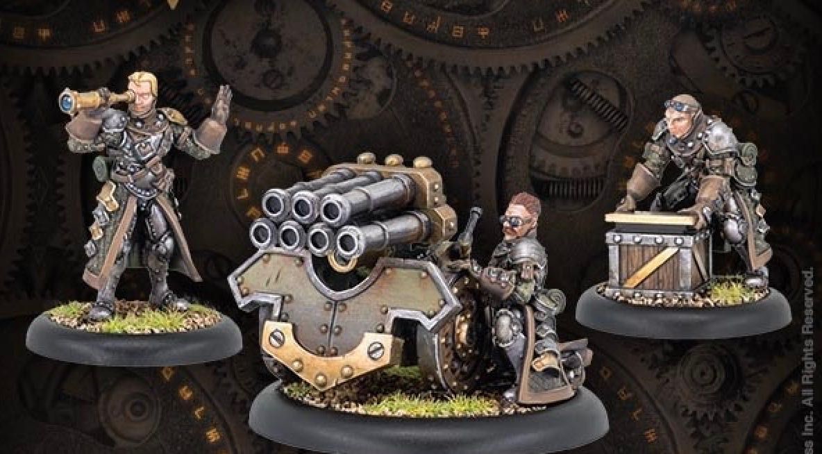 Warmachine - Steelhead Volley Gun Crew