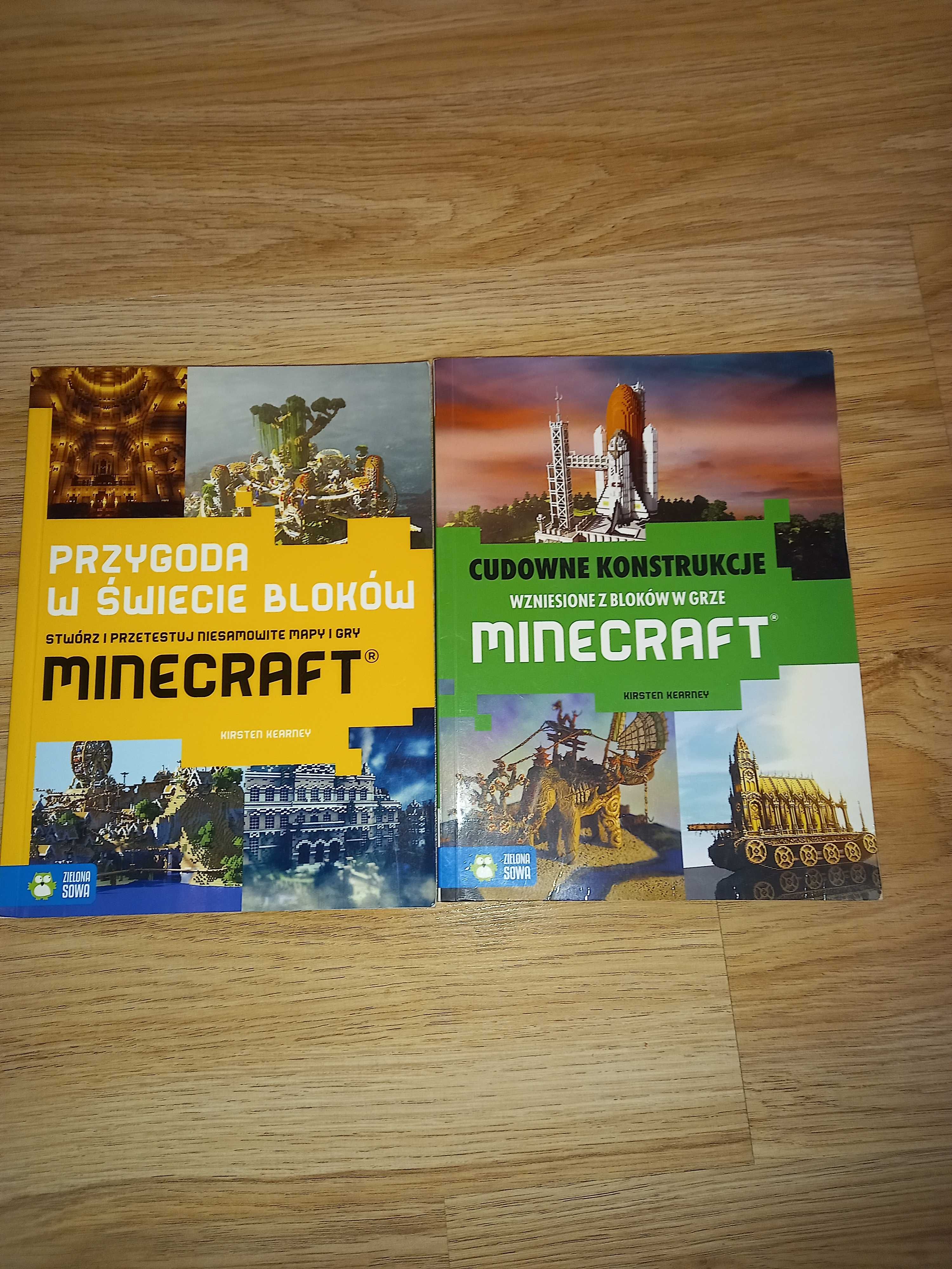 2 książki Minecraft