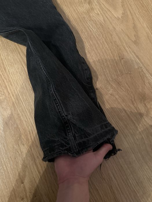 zara flared клеш джинсы m-L size в хорошем состоянии