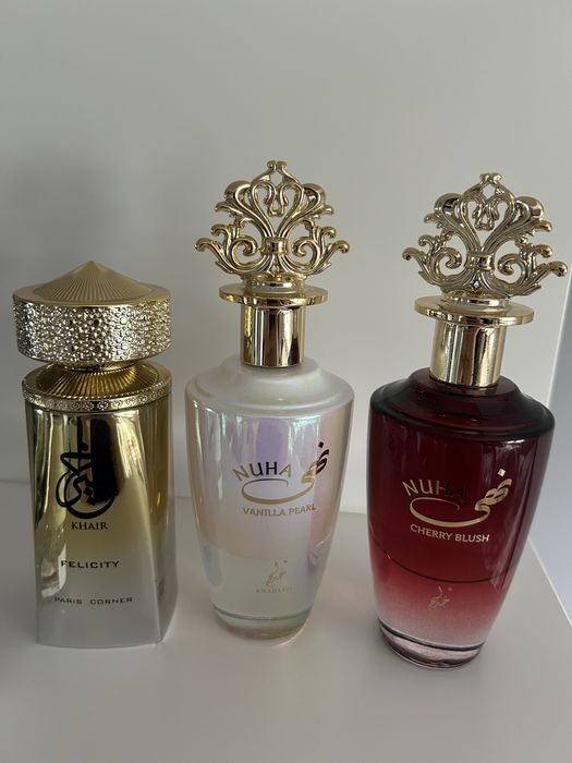 Zestaw perfum arabskich arabskie perfumy paris corner khadlaj nuha