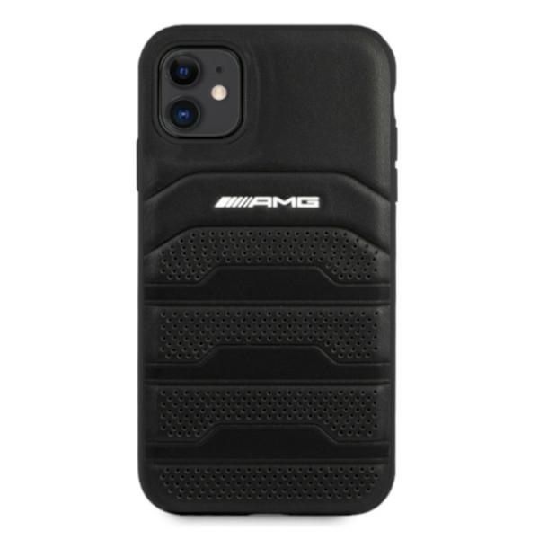 AMG AMHCN61GSEBK iPhone 11 / Xr 6,1"czarny/black hardcase Leather