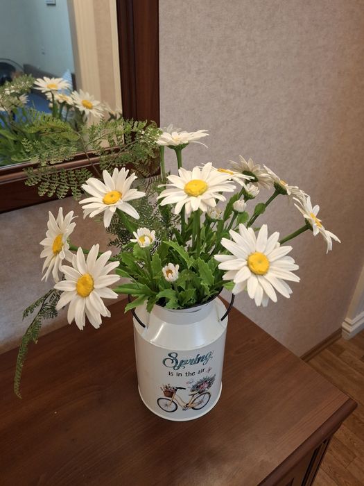 Продаю букет ромашек из полимерной глины(холодный фарфор) в наличии