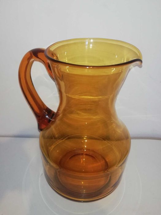 Dzban miodowy PRL - proj.L.Fiedorowicz - Huta Szkła Ząbkowice