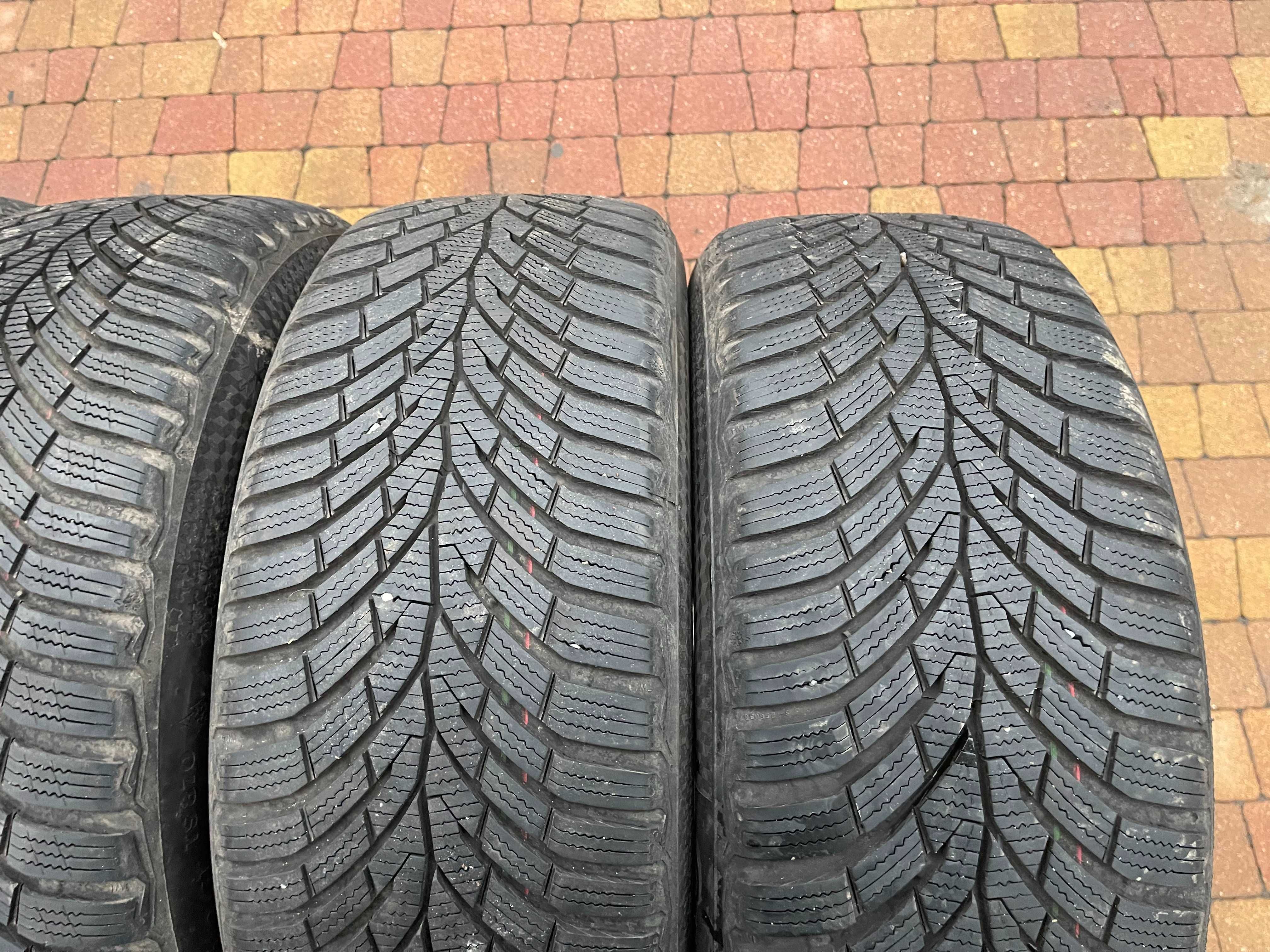 3666. Opony zimowe 225/50/17 Continental 2023r 8.5mm jak nowe 4szt