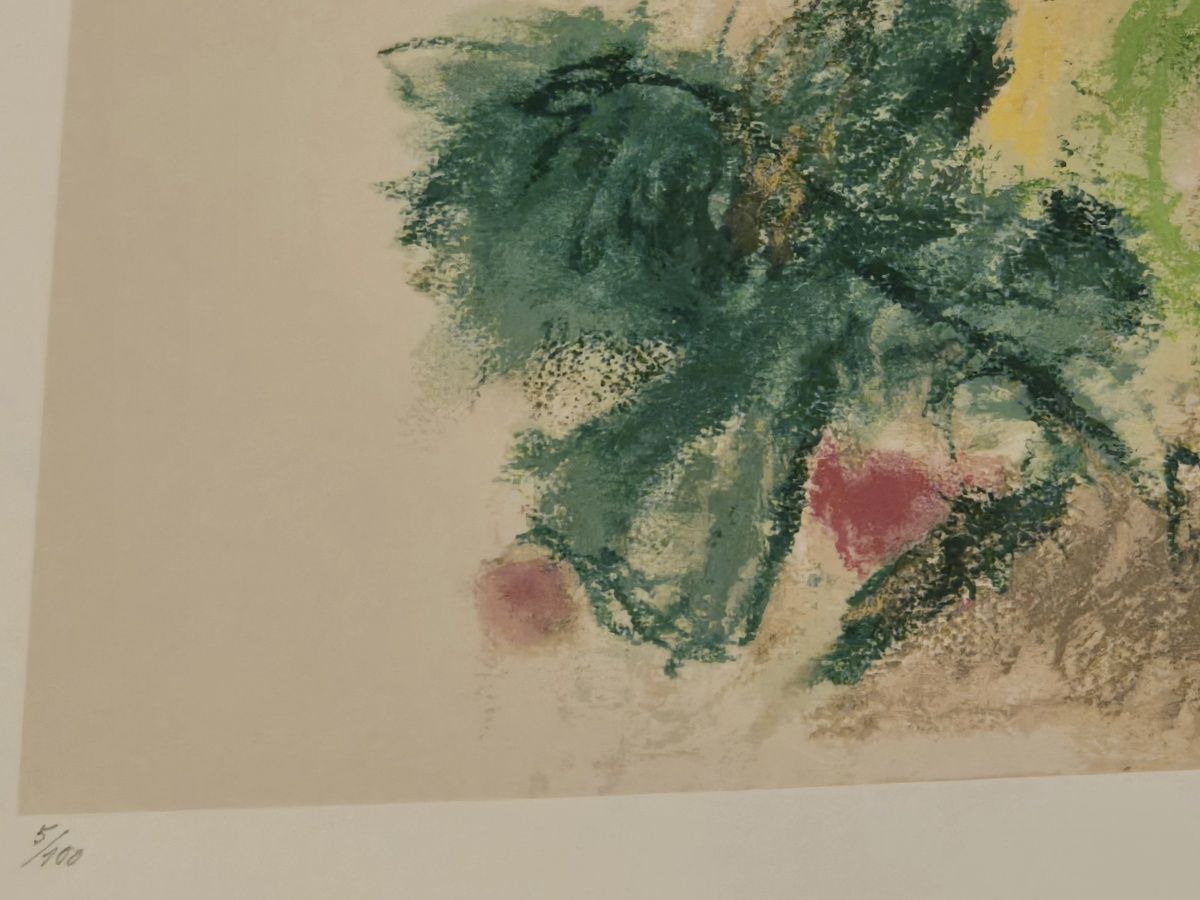 Obra de Júlio Resende usado pela edição especial do vinho Murganheira
