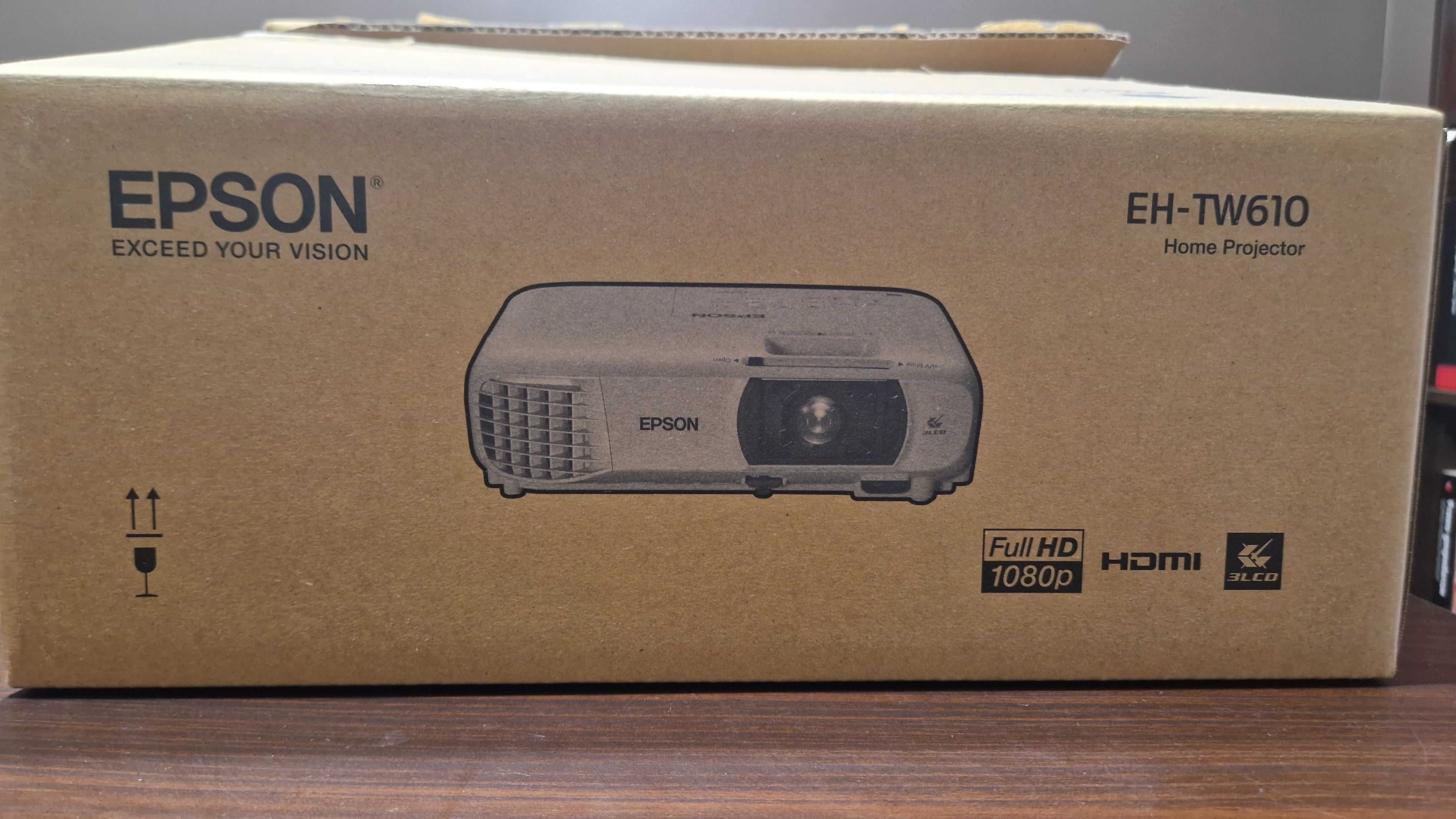 Projektor Epson EH-TW610 3LCD - Nowy, nieużywany