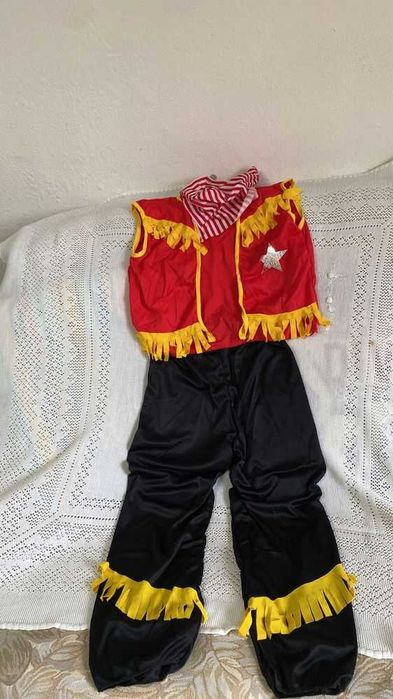 Fantasia de carnaval: Cowboy tam 10-12 anos NOVO