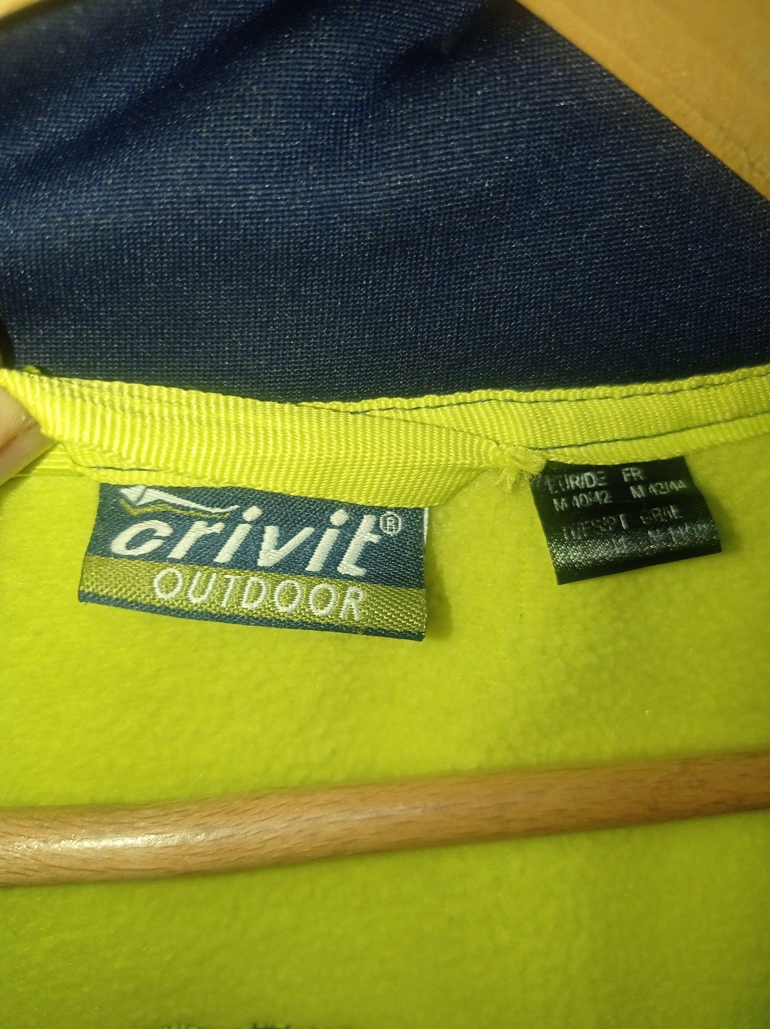 Kurtka Crivit outdoor polar od środka na żywo ładniejsza