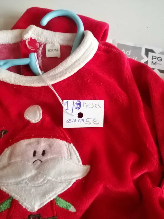 Babygrow com motivos Natal