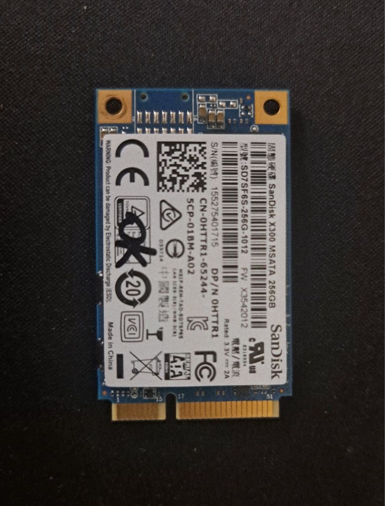 SanDisk X300 MSATA 256GB