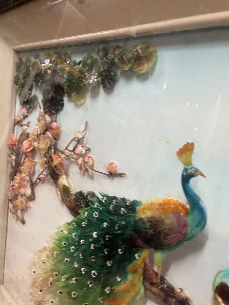 Quadro Asiatico em alto relevo