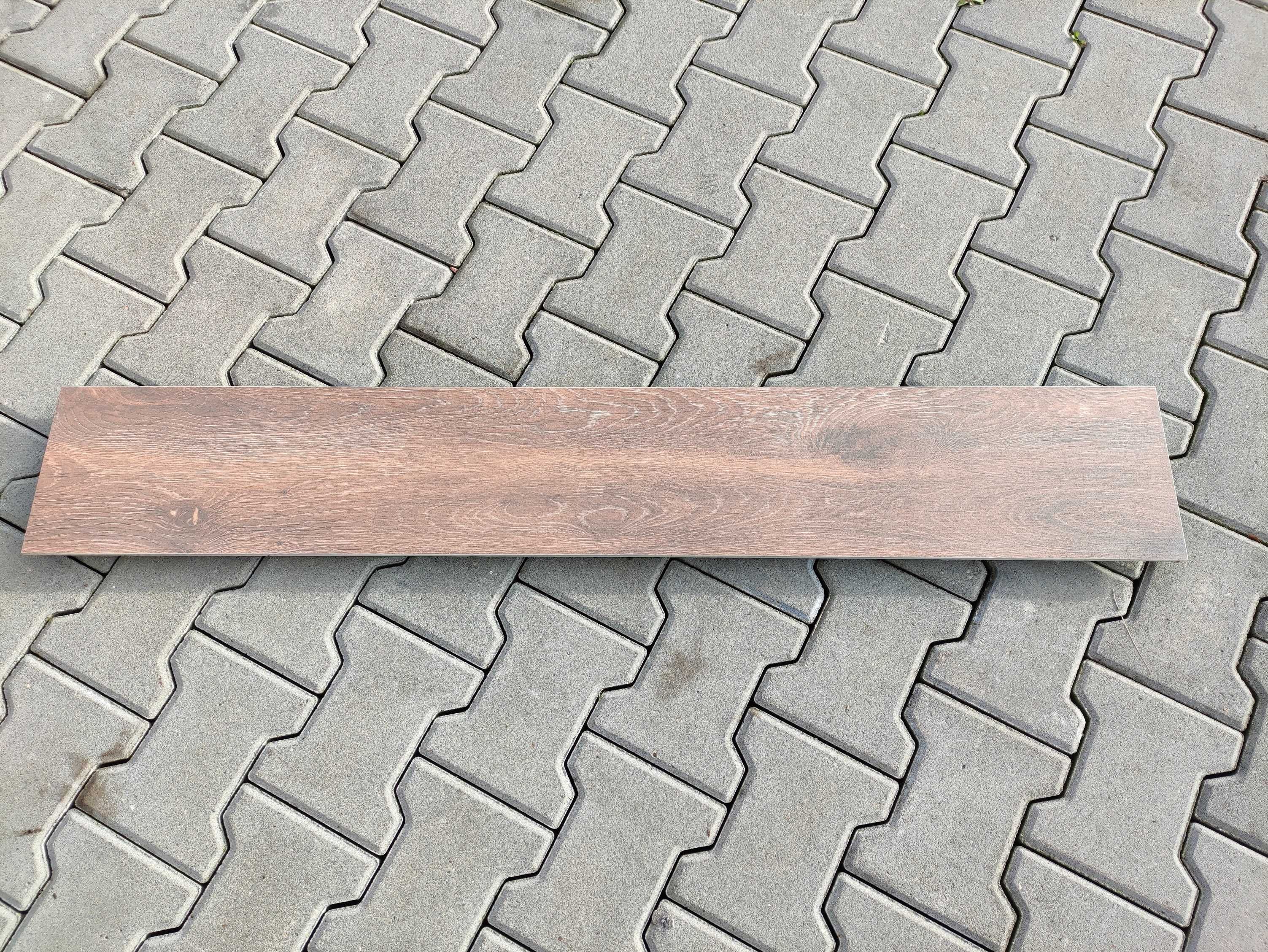 Płytki podłogowe Gres szkliwiony mat Piemont Brown 1202x193x8 Gat.1