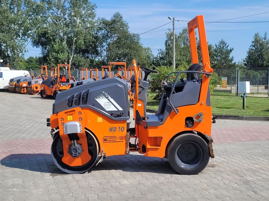 Hamm HD 10 VT  Walec Tandemowy Stalowo Gumowy, Kombinowany, Super Stan