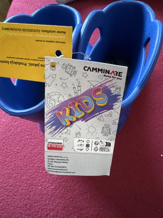 Kalosze żabka camminare kids 24/25