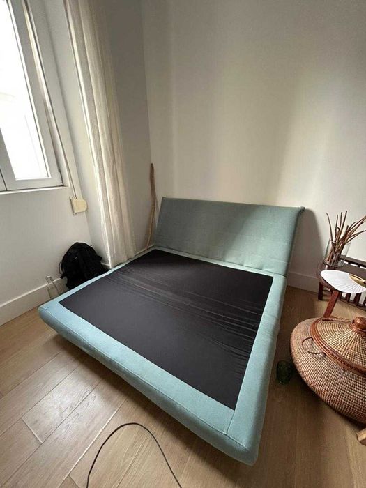 Sofa cama azul Maison du Monde