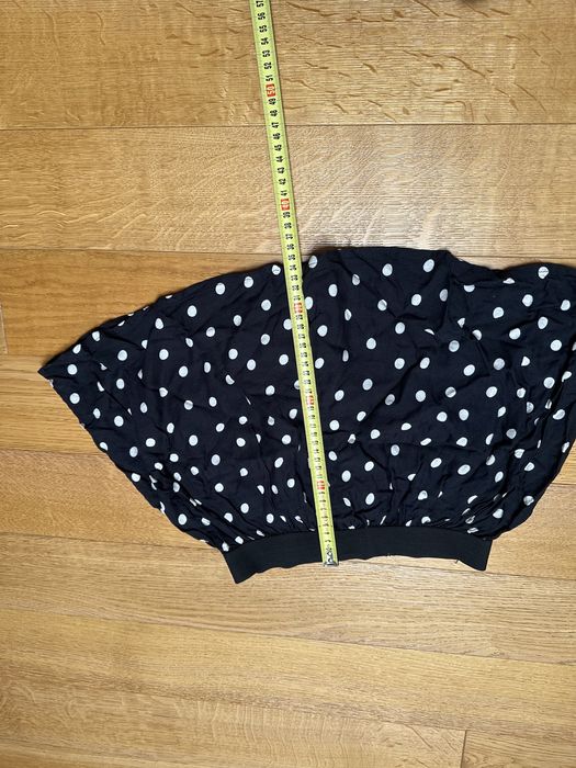 H&M r. 140 spódniczka granatowa kropki w gumkę