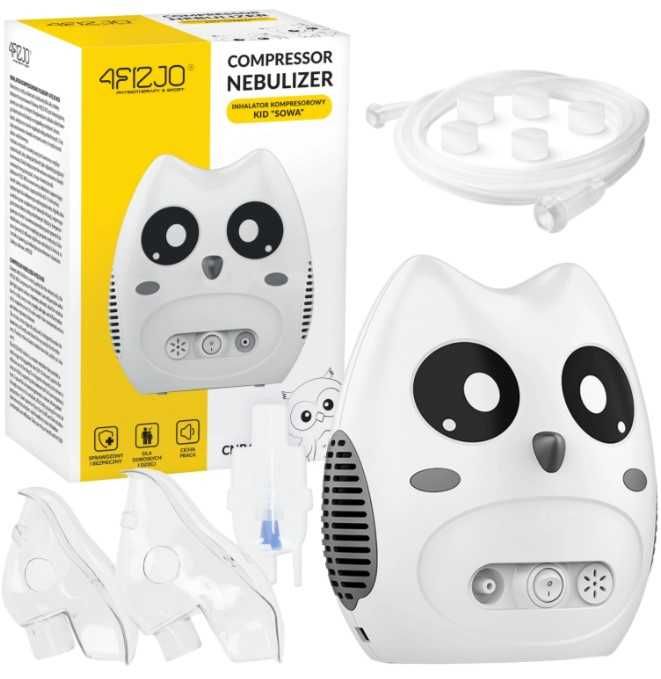 Inhalator nebulizator dla dzieci KID 4FIZJO SOWA