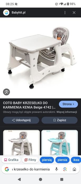 Witam sprzedam krzesełko do karmienia