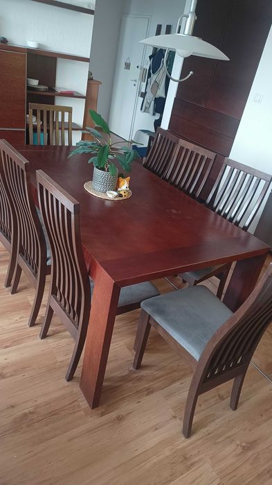 Stół drewniany rozkładany 175-265 x 95