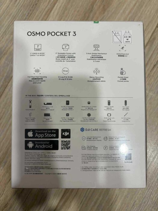 (NOWY) DJI Osmo Pocket 3 Creator Combo zestaw kamera