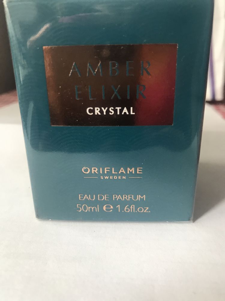 Perfumy Amber Elixir Crystal Oriflame