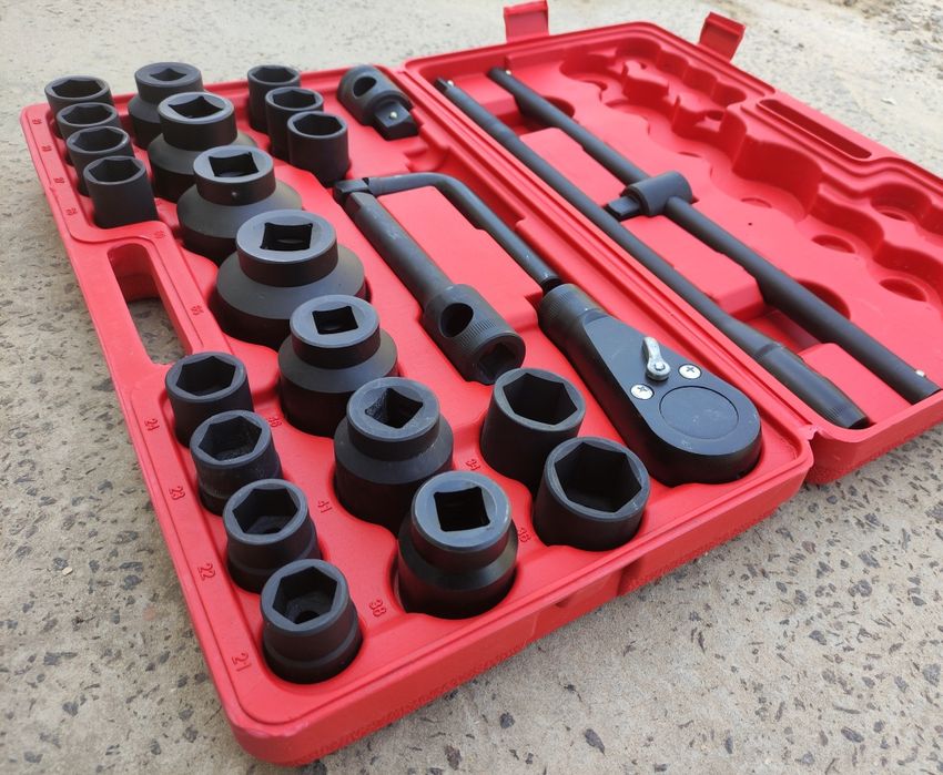 Набір інструментів головок 26 од для вантажних авто 3/4 1 " 21 -65 мм