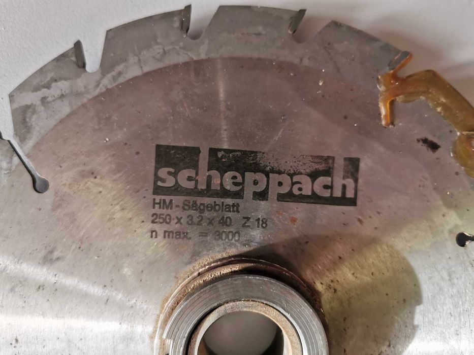 Tarcza piła frezująca nastawna rowkarka Scheppach traczowa