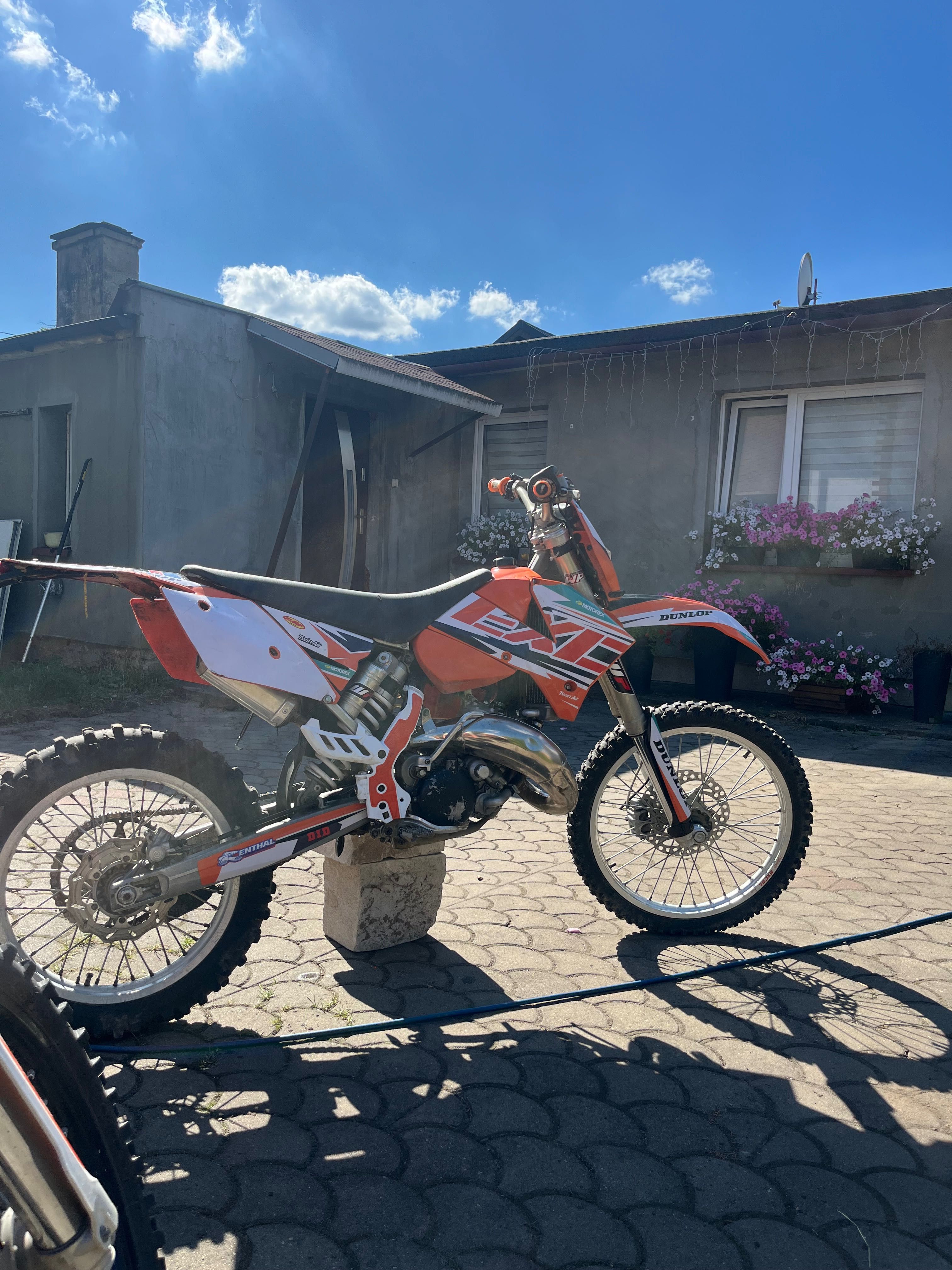 KTM exc 125 zarejestrowany