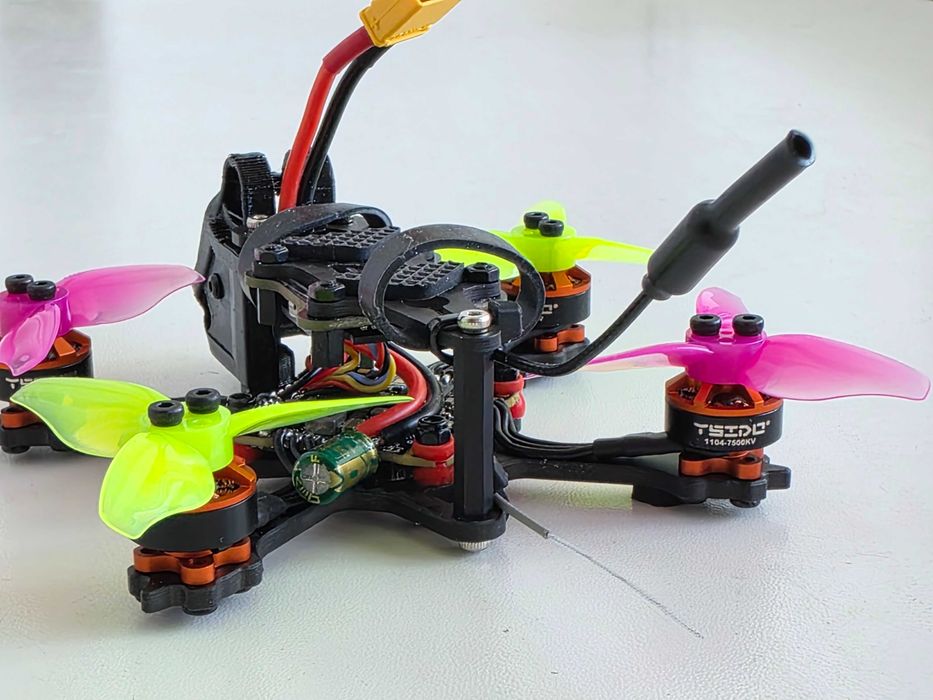 FPV дрон (квадрокоптер) Cub-AIO 2" ELRS, Analog VTX 5.8 GHz