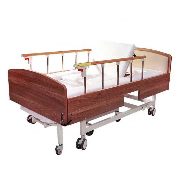 Медицинская функциональная электро кровать MIRID W02. Встроеное кресло