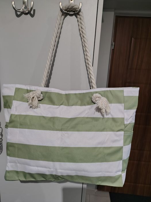 Torba plażowa w paski